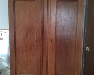 Oak wardrobe