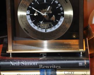 Vintage Seiko Quartz World Time Zone  Clock with Airplane Second Hand!