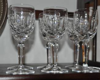Waterford Kildare White Wine Glasses, Sold as a Set of 6 and a Set of 4
