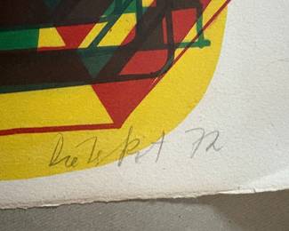 Artist Dieter Roth Pencil Signature 