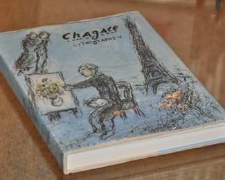Wonderful First Edition Chagall Lithographs Coffee Table Book