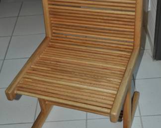Up Close View of the Fabulous Stephen Hynson Spindle Armless Dining Chair (33.5"T x 20.5"W x 33"D)