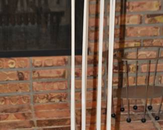 Fabulous Dansk Mid Century Cast Iron Black 8 Candle Holder by Jans Quistgaard! (6"W x 5"H) Candles Included!