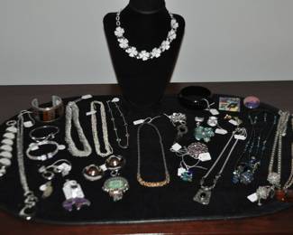Wonderful Silver-Tone Jewelry Available,  Including Sterling Silver