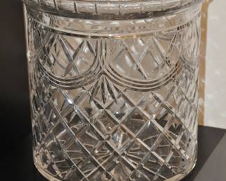 Phenomenal Jumbo Cut Glass Vase, 12"W x 12"H