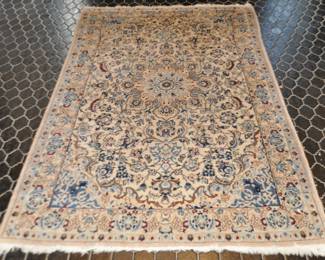 Wonderful Mahal Persian Area Rug, 100% Wool, Hand Knotted, 4' x 6'2"