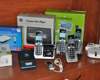 Still More Electronics Available including a Digital TV Converter, CD Player, Insignia Portable DVD Player, a Sonos Boost and More!