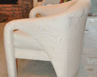 Fantastic Side Detail of our Vladimir Kagen for Weiman Furniture Co. Sculptural Lounge Chairs.  