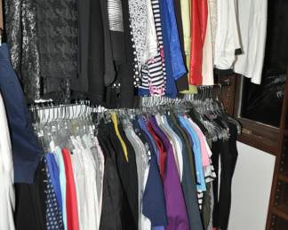Closet Full of Ladies Dress Jackets including Samuel Dong, Chico’s, Joseph Ribhoff, Damee Inc, Simon Chang, Louben, Tanjay, Zenergy and More! (Sm-Lg)