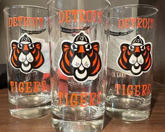 Amazing Set of 4 Tiger 1968 Tumblers! Four Sets Available!!!