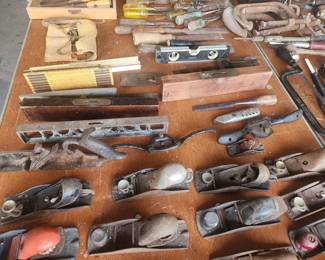 Antique Woodworking Tools: Planes, Spokeshaves, Levels. Chisels. Etc. 