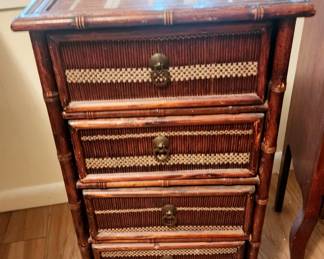 5 Drawer Asian Stand