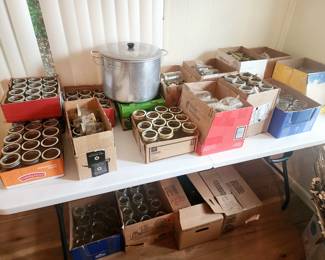 Tons of Canning Jars!