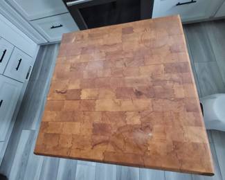 Antique Bally butcher block