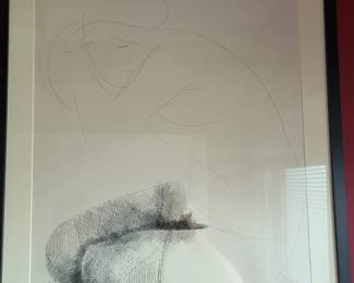 Emilio Greco "Disegno per L'Ovidio" signed print