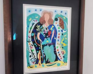 Linda Durkee "Protectress" signed lithograph 
