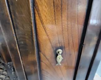 Antique Japanese Tansu Teacup storage unit