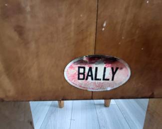 Antique Bally butcher block