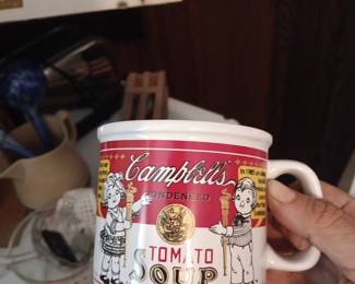 Campbell soup mug there were 4