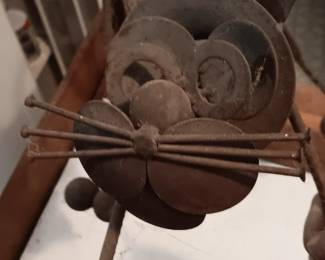 Metal vintage cat