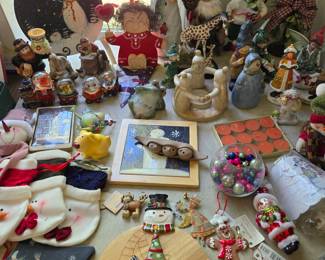 Lots of Halloween, Fall and Christmas Decor