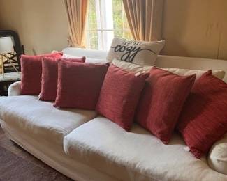 POTTERY BARN SOFA WITH SLIP COVER