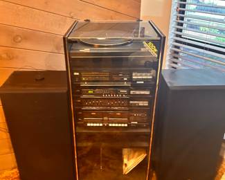 Vintage stereo equipment