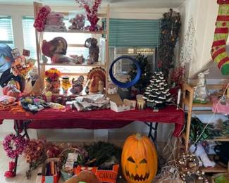 Fall and Christmas decor