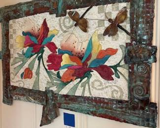 Handcrafted wall decor from the Boardwalk Art Show