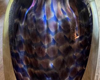 Kit Karbler Michael David Handblown Perfume Bottle Signed