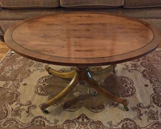 Cute Oval Rimmed Coffee Table