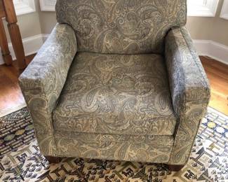 Comfortable Paisley Accent Chair from Sherrill Furniture NC
