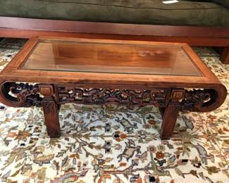 Exquisite Chinese Low Rosewood Coffee Table