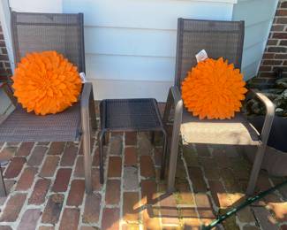 Outdoor chairs. 