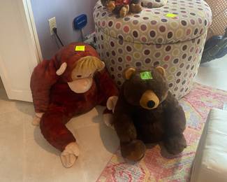 More stuffed friends. 