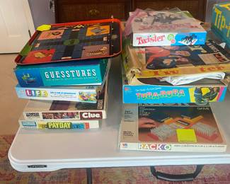 Games. Some vintage. Some new games never opened.