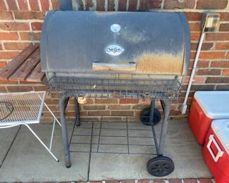 Charcoal grill. 