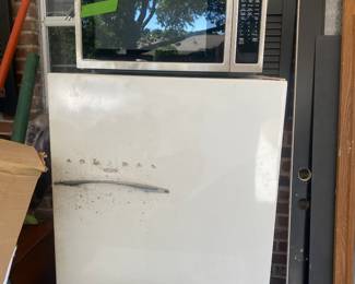 “Great garage fridge.” Microwave, 2 available.
