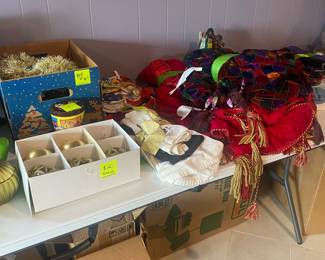 Christmas decor. Beautiful velvet tree skirts. Bargain prices. 