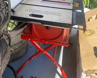 Table saw. 