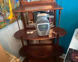 Antique curio shelf. Very unusual and beautiful. 