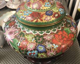 CLOISONNE POT