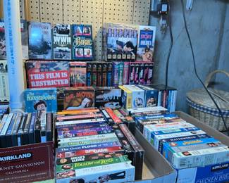 VHS MOVIES AND DOCUMENTARIES 