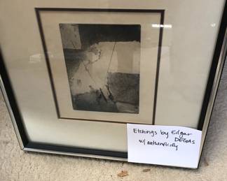 ORIGINAL ART BY DEGAS