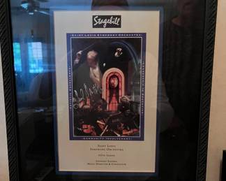 FRAMED PLAYBILL
