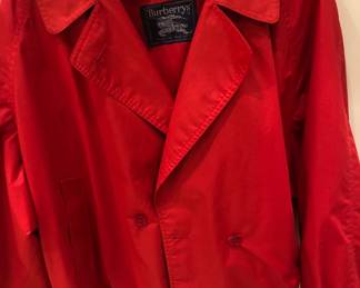 BURBERRY RED JACKET