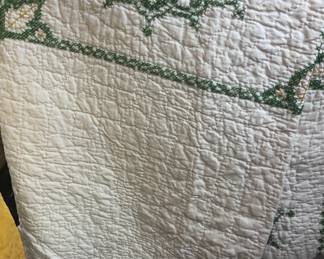 CROSS STITCHED QUILT