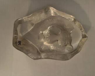 LEAD GLASS ASH TRAY