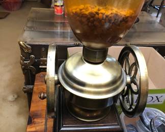 LAMP FROM COFFEE GRINDER