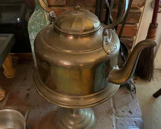 BRASS TEA POT